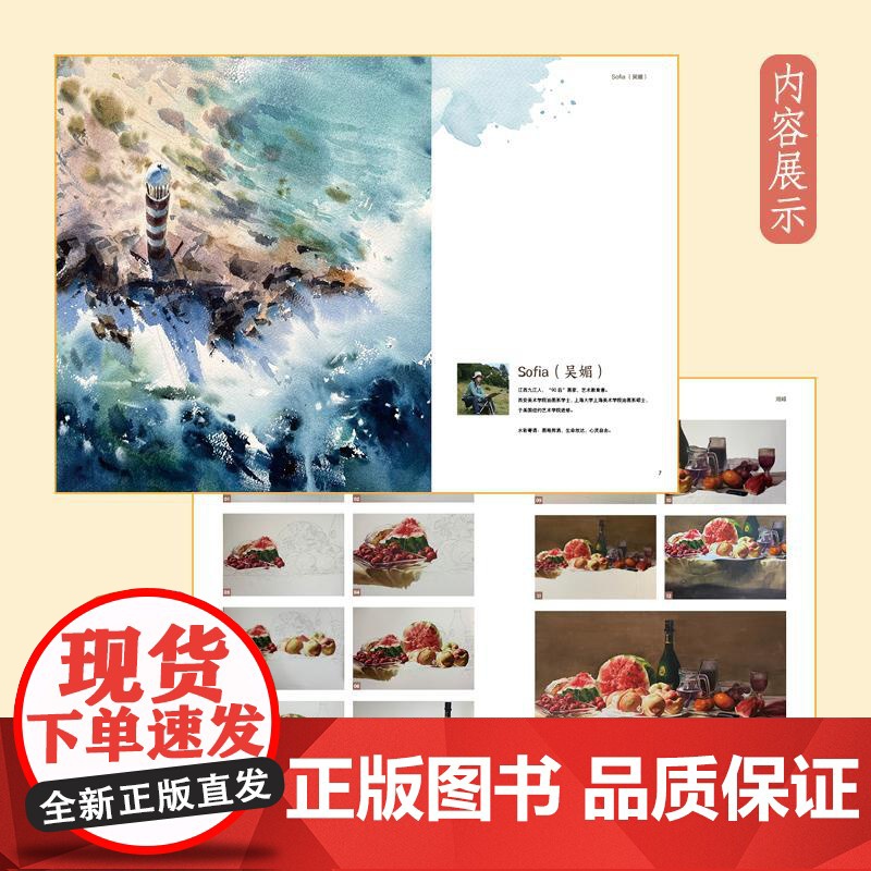 水彩之旅 水彩艺术家的灵感与创作 水彩临摹入门教程零基础自学小白水彩创作技巧高清大图