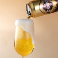 雪花啤酒(Snowbeer)金威纯酿8度500ml*24听 大规格实惠装