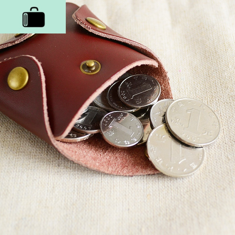 新款创意女可爱小零钱包硬币包男韩国迷你牛皮搭扣个性牛皮小钱包new