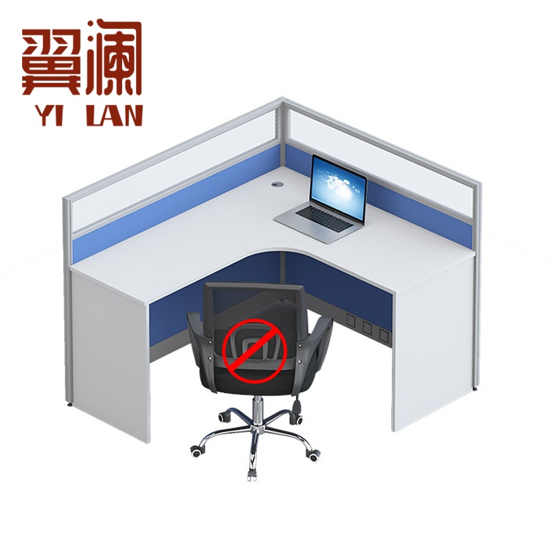 翼澜 职员桌单人 张高清大图