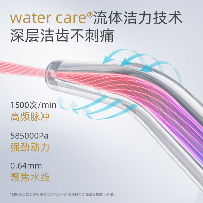 倍至 冲牙器小奶瓶二代洗牙器水牙线家用立式预防牙结石儿童便携式 P50 Pro 暖瓷白 / 台高清大图