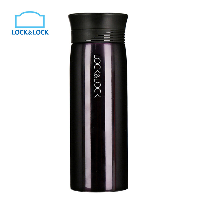 乐扣乐扣(lock&lock)保温杯 LHC4122P 304不锈钢(320ml)紫色高清大图