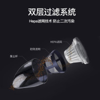 摩飞吸尘器无线车载小型MR3936手持式家用大吸力二合一空气净化
