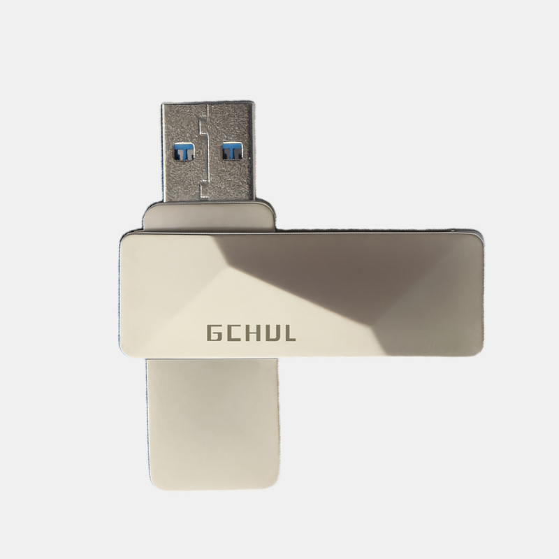 杰储(GCHUL) U100 白昼系列 128G USB3.2 超高速固态闪存U盘/优盘 (单位:个) 黑色高清大图