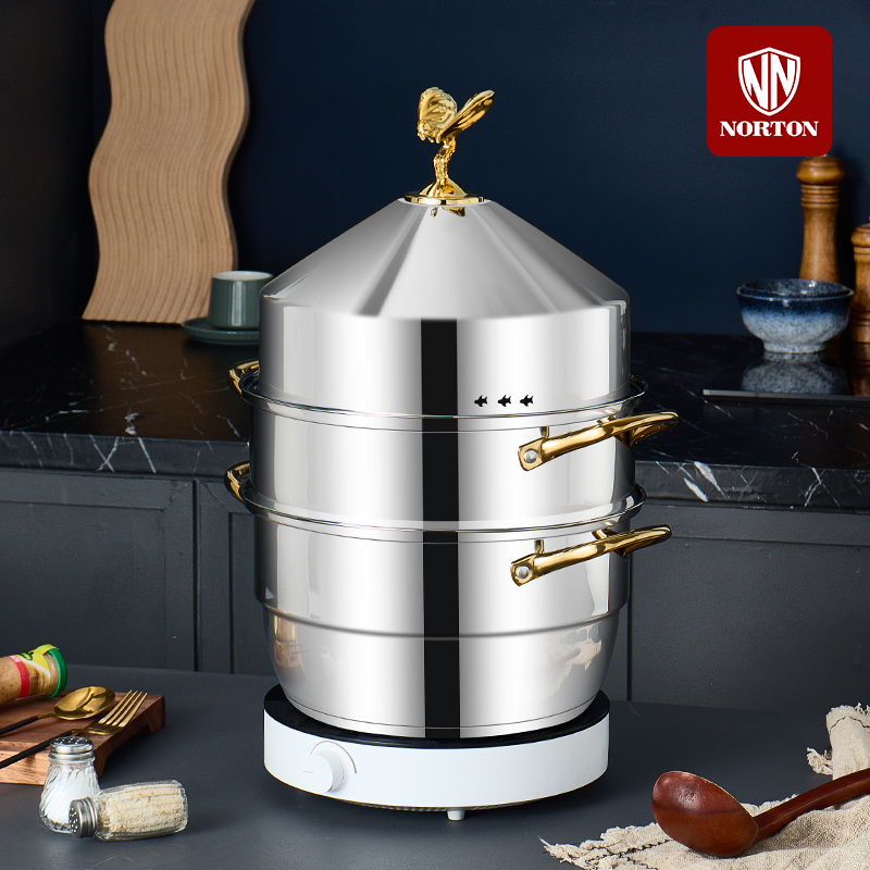 诺顿NORTON 金特斯蒸锅30CM 2ZJTS030高清大图
