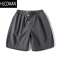 HLCOMANmYes日系潮牌纯色轻薄休闲工装短裤男士夏季宽松速干五分裤