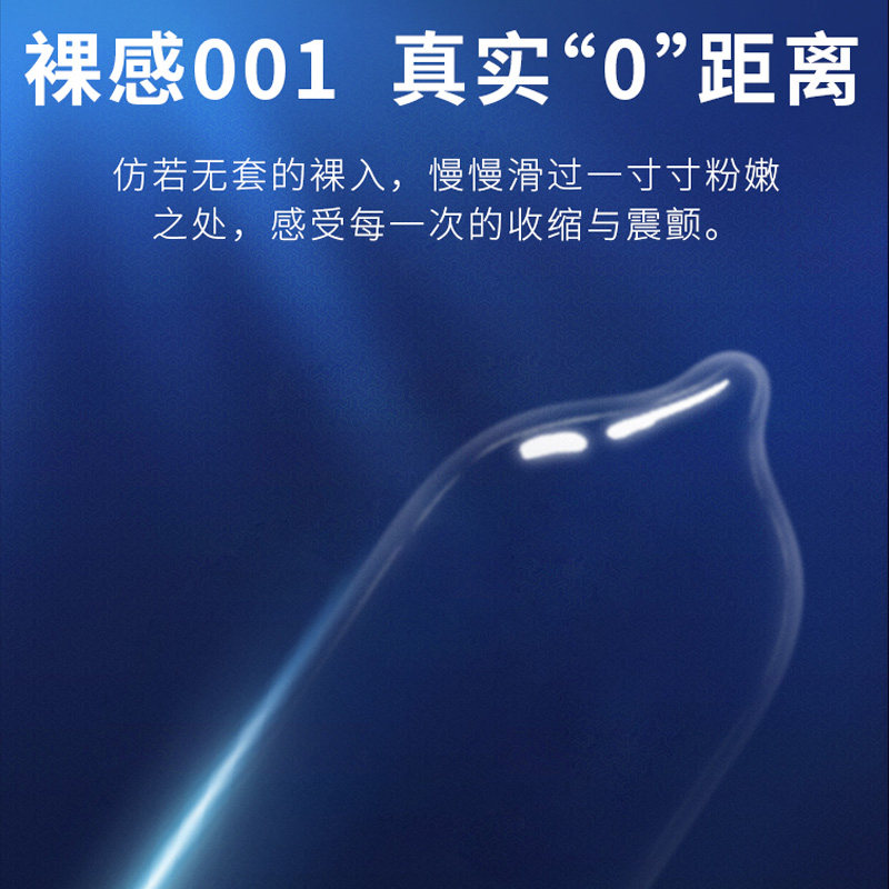 名流001避孕套3只装聚氨酯安全套套正品超薄裸入隐形男女用情趣成人用品bytt高清大图