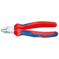 凯尼派克 KNIPEX 70 05 125125mm 斜口钳(镀铬头部 双色双重材料绝缘手柄)