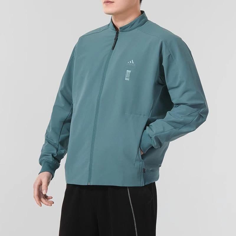 adidas/阿迪达斯外套武极系列运动休闲舒适立领男装夹克IX4284 C图片