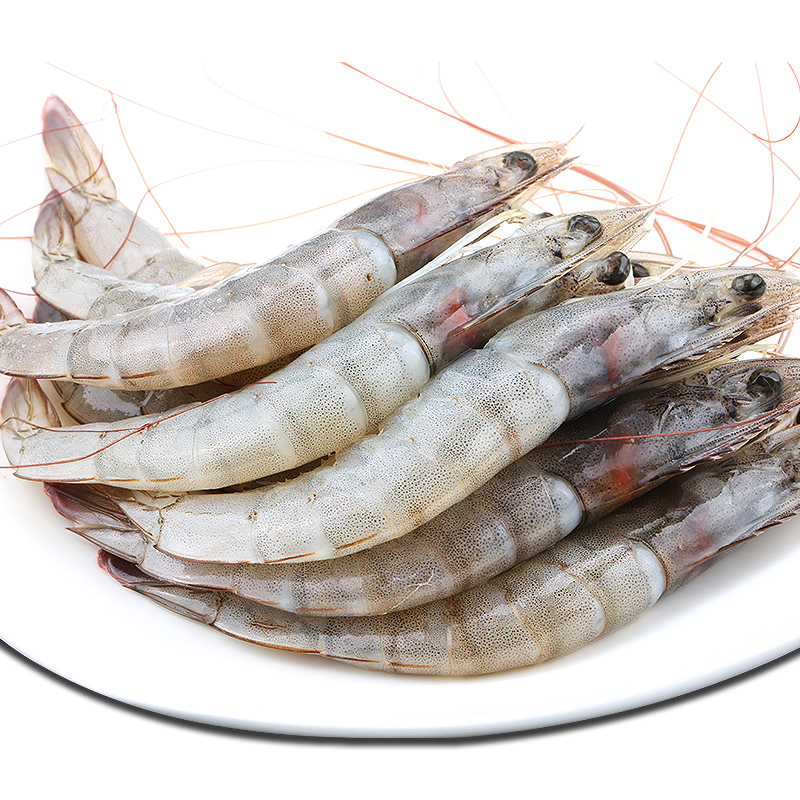 青岛大虾鲜活海鲜水产活虾基围虾超大冻虾对虾海虾鲜虾青虾1斤500g