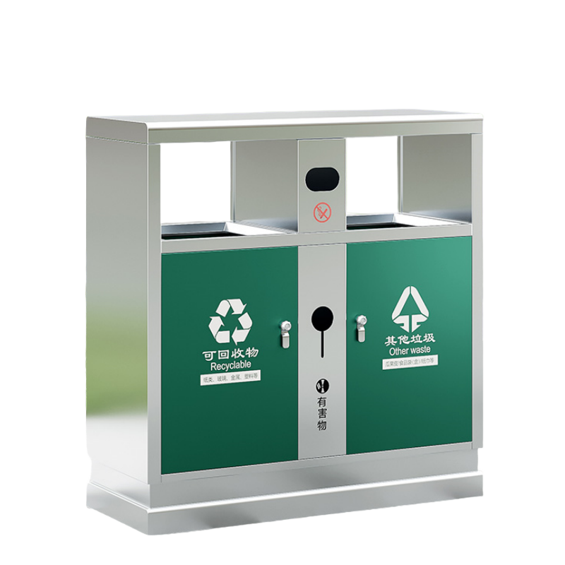 铭思达户外垃圾桶94cm个高清大图