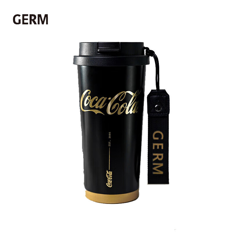 格沵germ可口可乐联名款闪耀保温杯暮色黑500ml