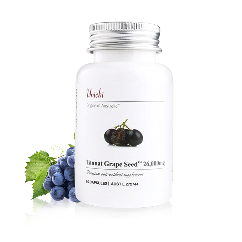 Unichi花青素 澳洲进口 Unichi葡萄籽精华胶囊60粒原花青素opc胶囊美白淡斑 价格图片品牌报价 苏宁易购香港丰天海外专营店