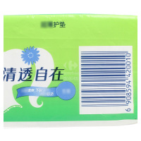 乐而雅清透自在无香超薄护垫35片