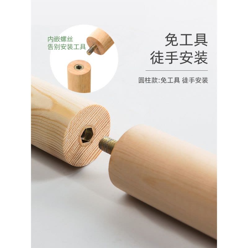 挂衣架落地卧室衣帽间服包架简易柜子家用置物简约现代实木图片