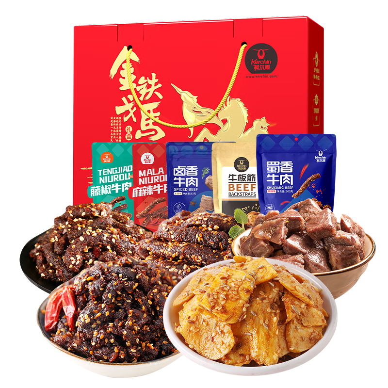 科尔沁 金戈铁马肉肉礼756g高清大图