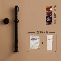 天鹅(Tian E)竖笛8孔6孔儿童学生成人初学者练习初学高音八孔六孔笛子乐器 8孔竖笛黑色