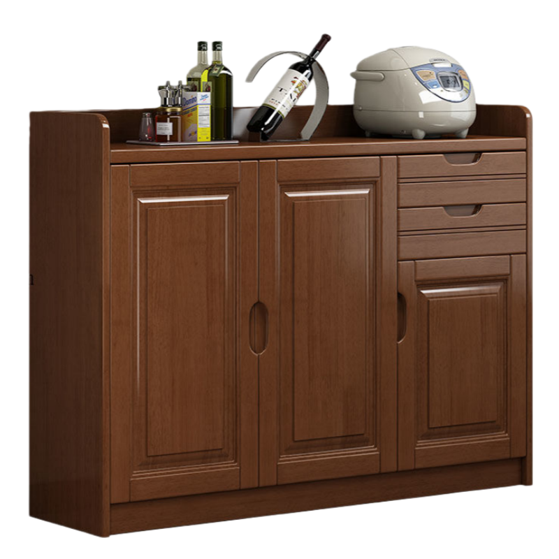 智叶舟实木茶水柜120*40*90cm台高清大图