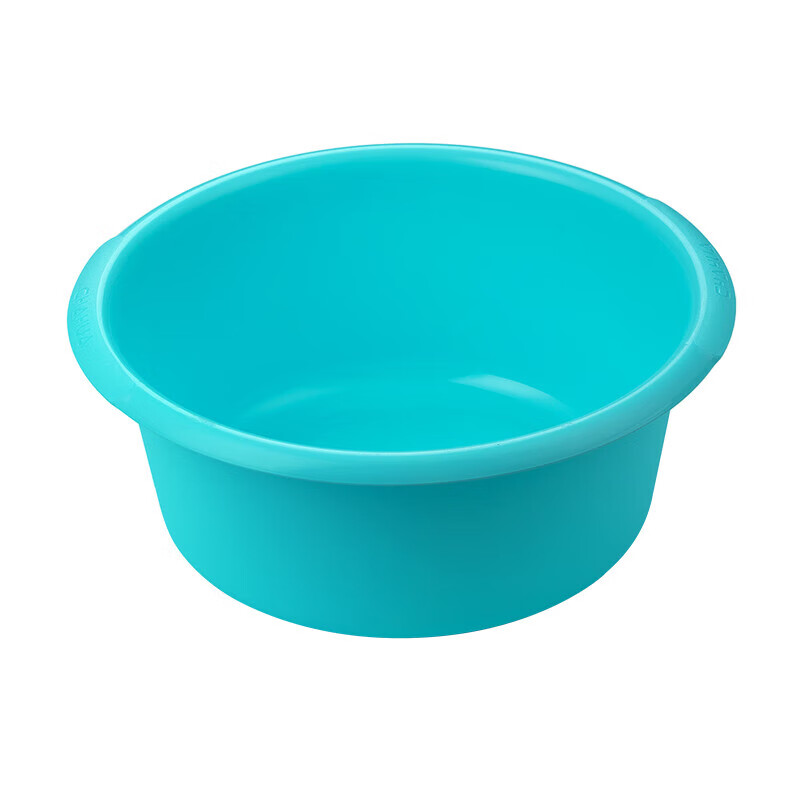 茶花(CHAHUA) 塑料加厚加深洗手盆 乐惠深盆(39cm) 蓝色116007 尺寸:39*39*16cm