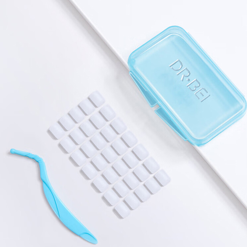 贝医生正畸防护蜡柔软易粘矫正牙齿牙箍托槽日常便携元气薄荷6盒装高清大图