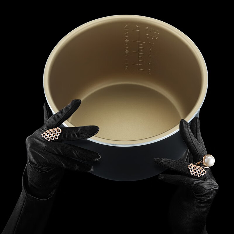 西屋(WESTINGHOUSE)900W黑晶大尺寸加热盘5L大容量6层加厚不粘内胆多功能电压力锅 WYL-0501高清大图