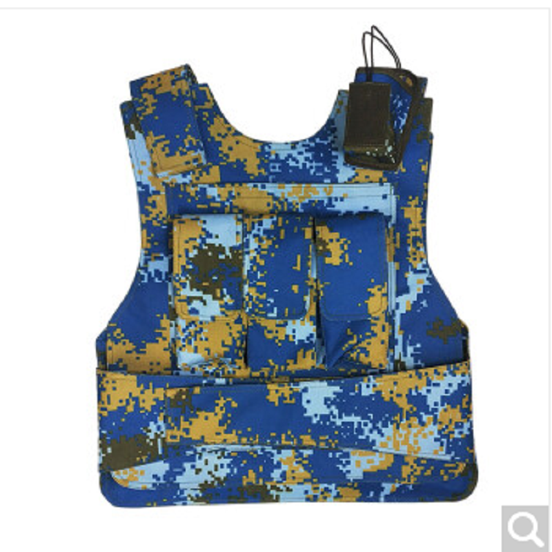 三级凯夫拉防弹衣防弹背心防弹服三个弹jia袋款两片三级pe插板海洋款