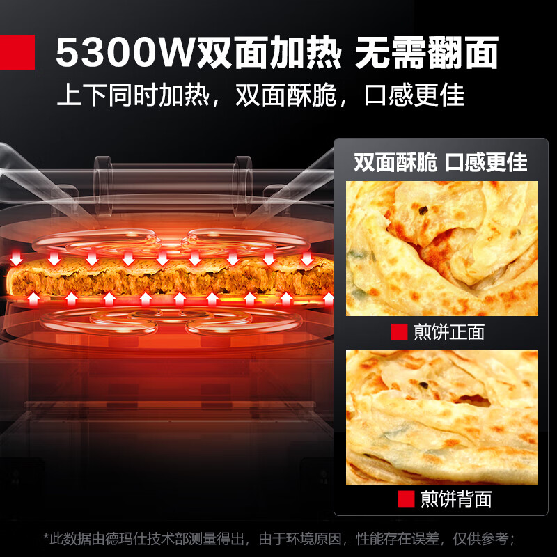德玛仕商用柜式电饼铛DBC-54-G健康铸铁盘 悬浮式上盖 201机身高清大图