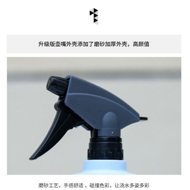 家用小喷壶喷雾瓶浇花喷壶家庭园艺小型压力喷水壶花洒手压式喷瓶 200ml透明*1
