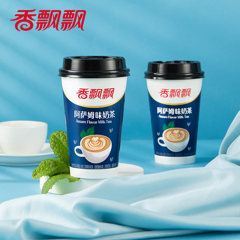 香飘飘奶茶15杯 快乐分享礼盒装 (草莓+麦香+阿萨姆)临期特卖