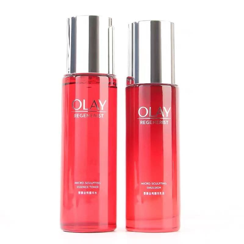 OLAY玉兰油大红瓶水乳套装 补水保湿滋润易吸收不粘腻提拉紧致淡化细纹干纹抗皱补充胶原蛋白150ml+100ml图片