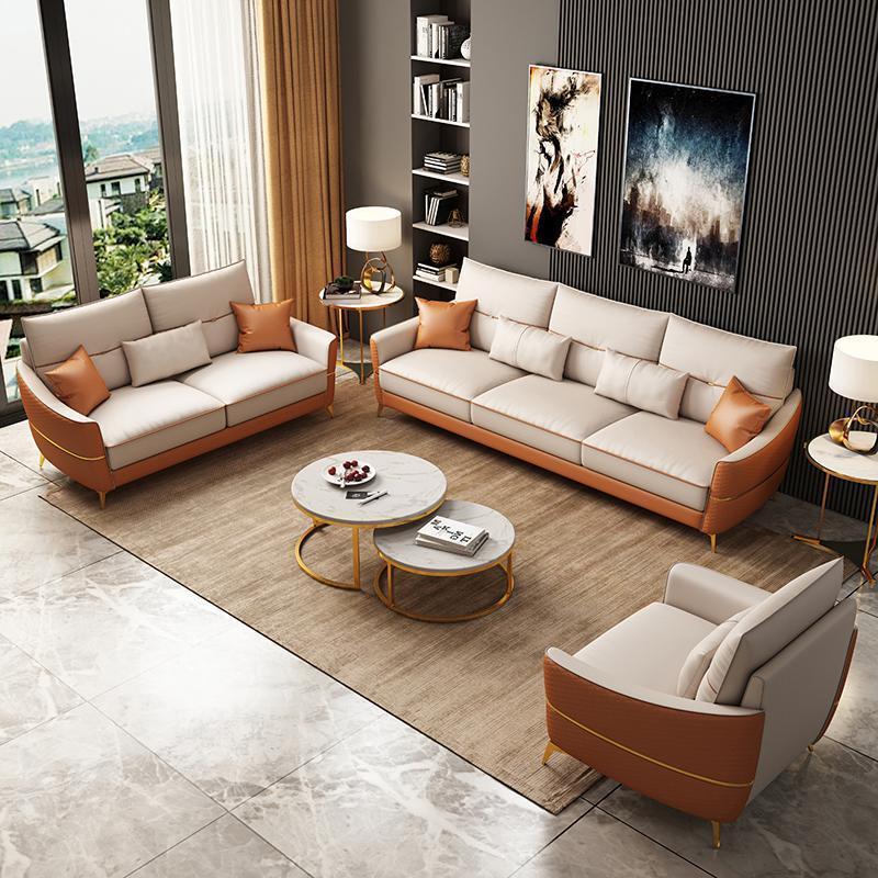 森美人北欧轻奢沙发客厅简约现代小户型后现代风沙发三人位组合大气