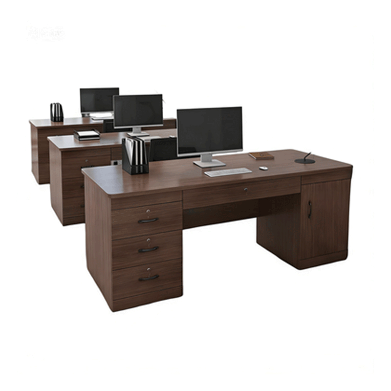 华夏京铁城 办公桌 1.4*0.6*0.75m 张高清大图