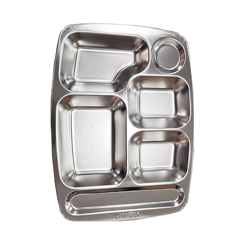 豫凯达不锈钢餐盘大六格个高清大图