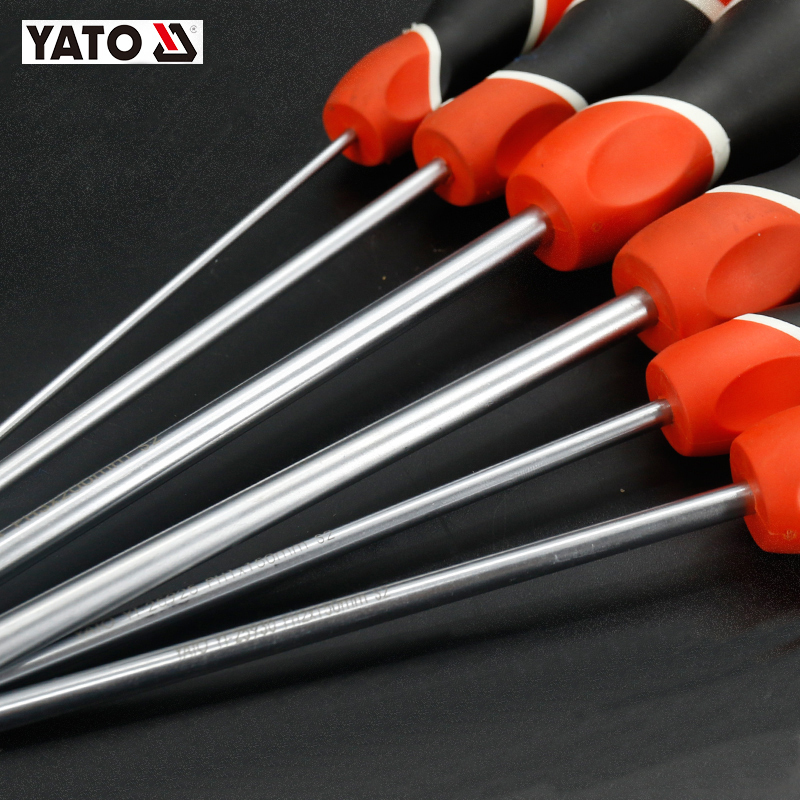 易尔拓 (5*250mm)工业级磁性一字螺丝刀 YT-25893 单位:个高清大图