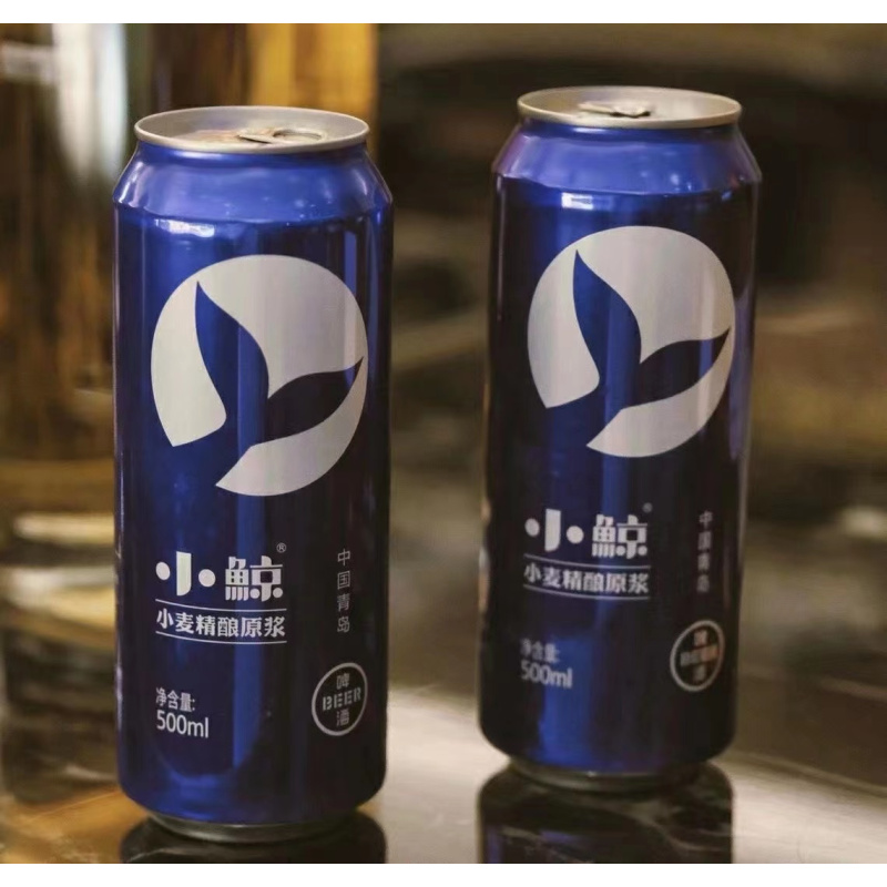 小鲸小麦精酿原浆罐装啤酒500ml*12罐