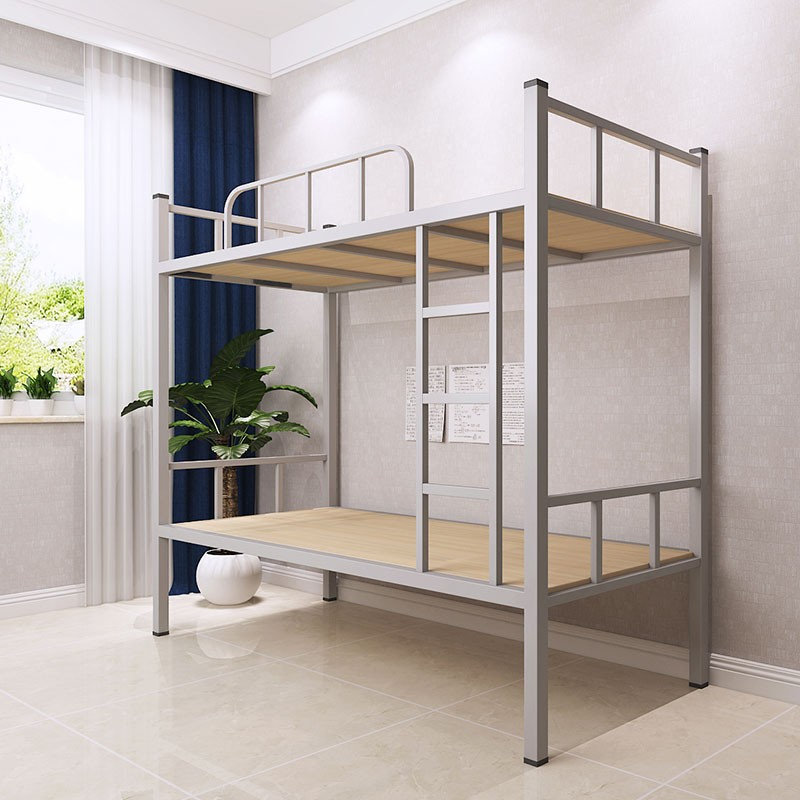 创世人 办公家具加厚铁床上床下铺高低床双层床铁艺床员工学校宿舍床