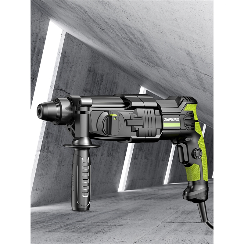 德国芝浦轻型电锤电镐电钻小型家用大功率工业级冲击钻混凝土电锺