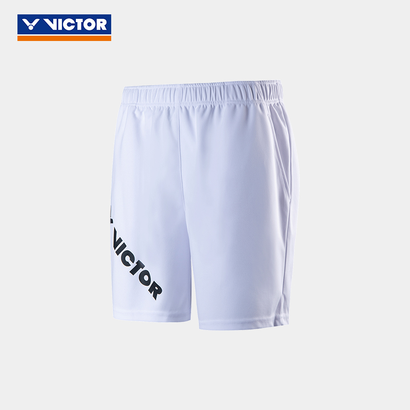 VICTOR威克多 羽毛球服 儿童速干衣透气针织运动短裤 R-22201 R-22201/A（漂白） 155CM