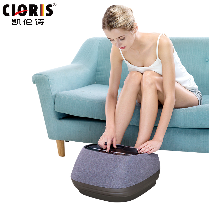 德国凯伦诗(CLORIS)足疗机 按摩器 足部足底脚底按摩器 全自动4D气囊揉捏加热按摩脚 F506-2018旗舰款