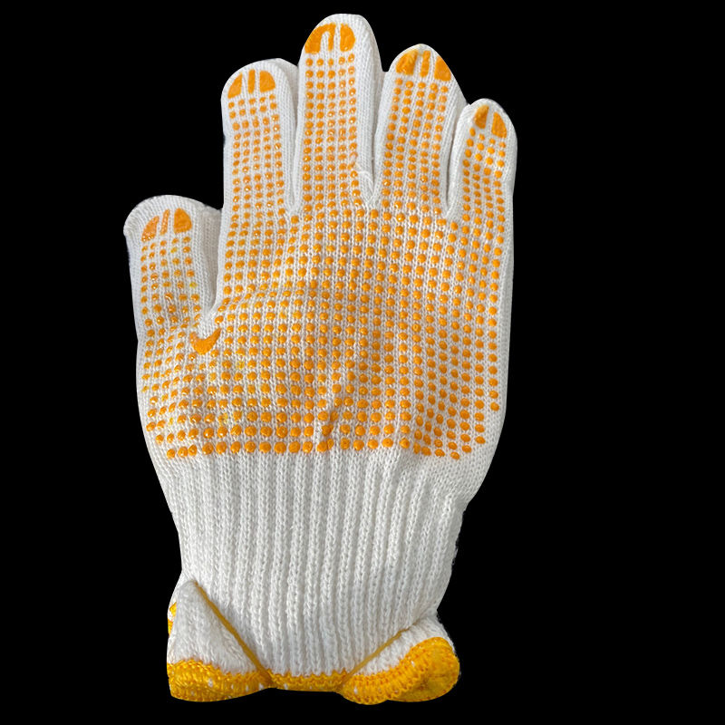 [48小时发货]劳保点胶线手套防滑耐磨点塑劳动手套工地防护男女通用