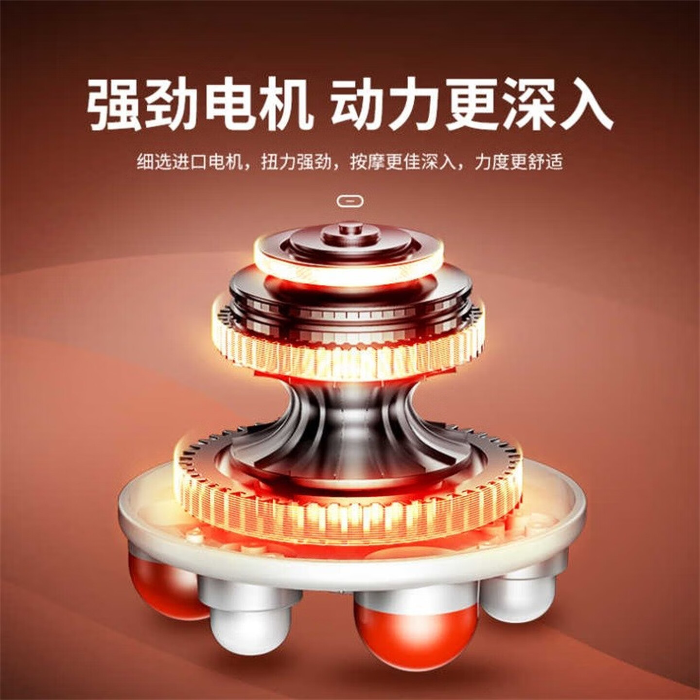勒德威 W3揉腹仪加热腹部按摩器高清大图