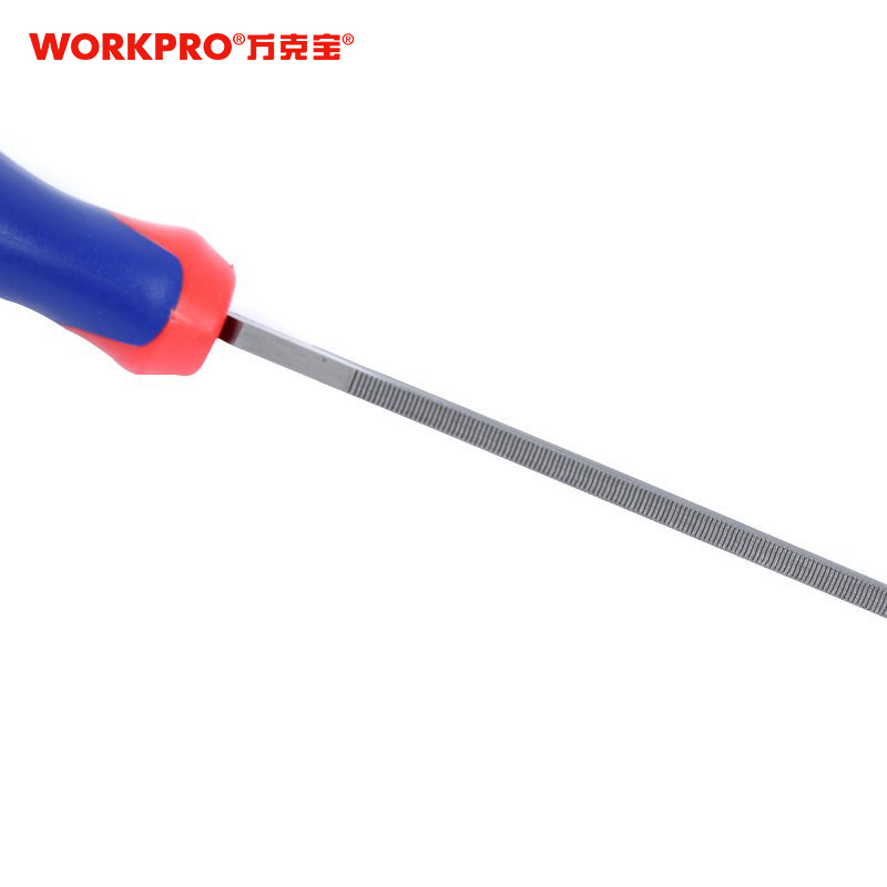 万克宝 6“双色柄中齿扁锉 W051039 把高清大图