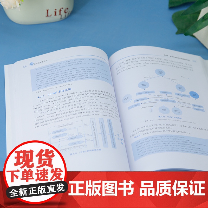 正版新书 开放知识图谱导论 翟军 清华大学出版社 开放知识图谱 人工智能 语义知识图谱 元数据高清大图