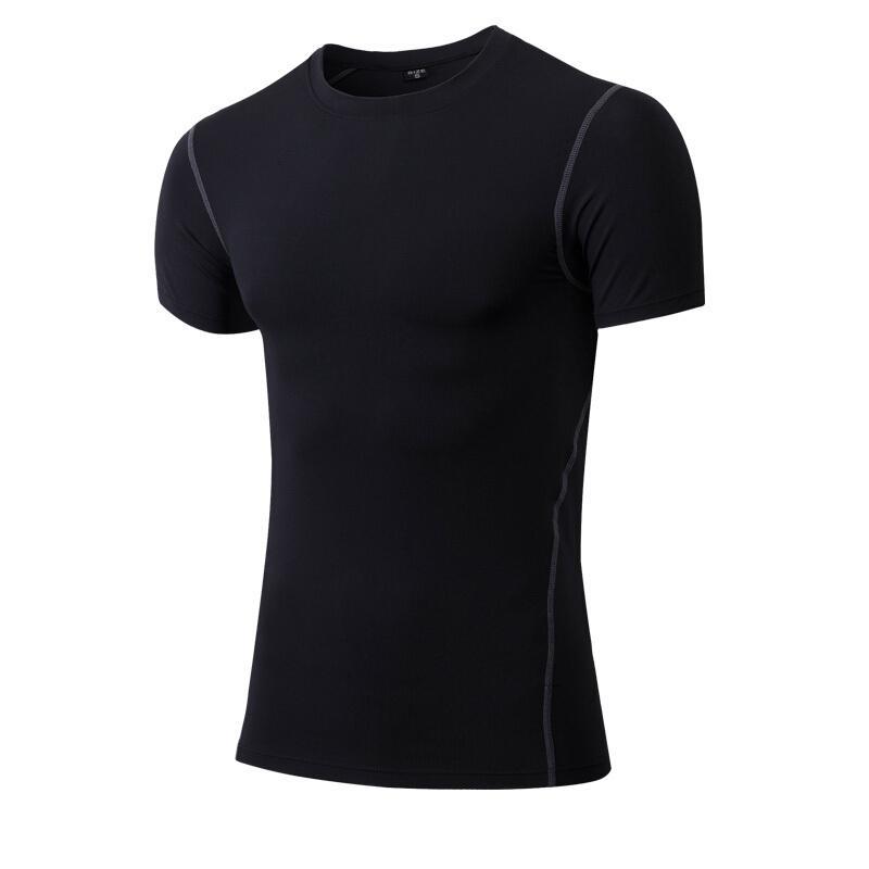 夏季私人教练短袖T恤工作服健身房pro紧身衣私教男女训练服可定制
