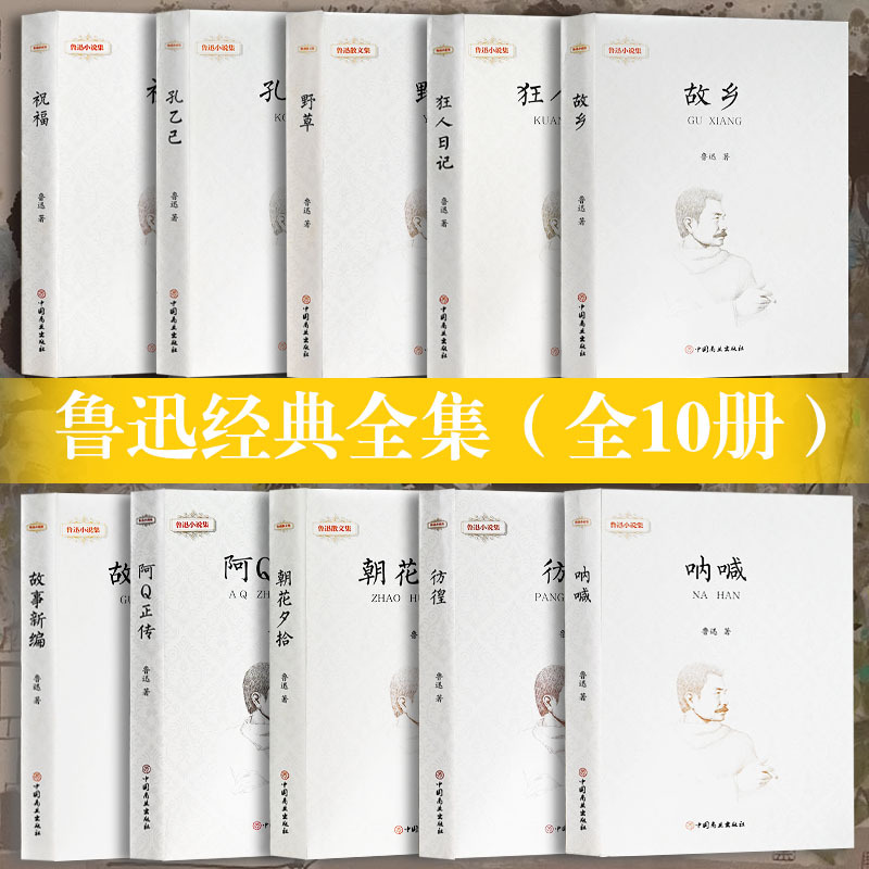 野草 [正版]鲁迅全集 小说 孔乙己朝花夕拾故乡阿Q正传狂人日记呐喊彷徨祝福野草 名家散文作品集 23456二三四五六年