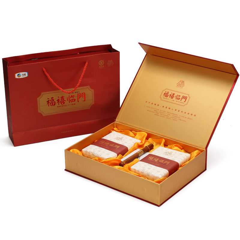 中茶 百年木仓 湖南安化黑茶 福禧临门礼盒 760g