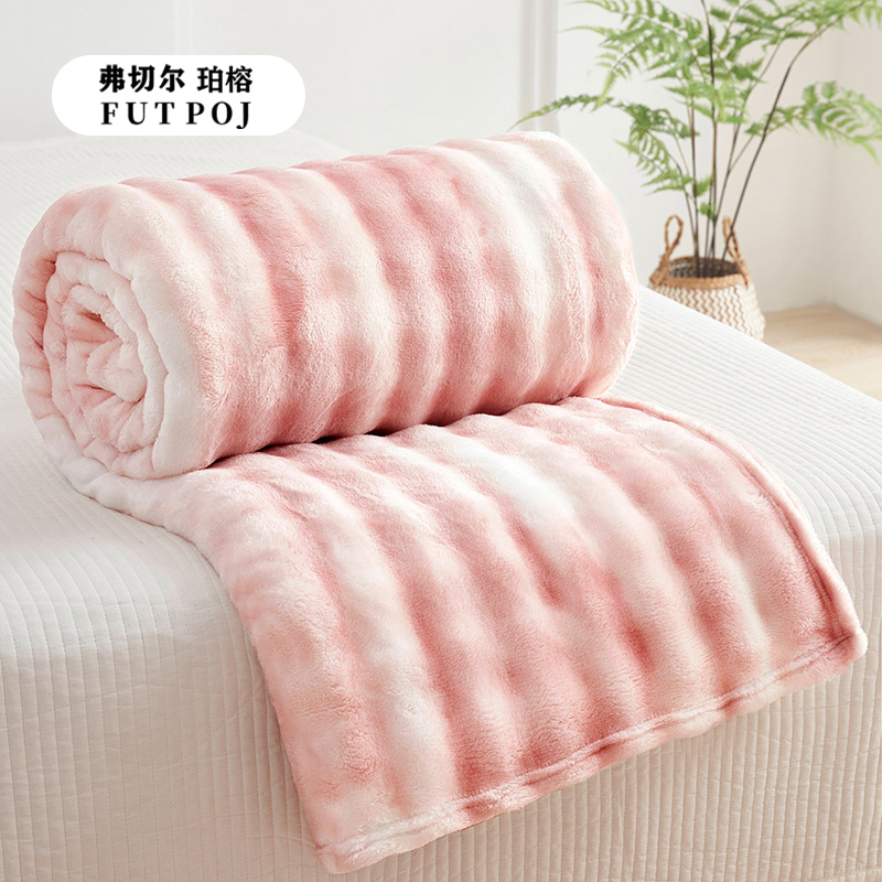 弗切尔珀榕 托斯卡纳兔毛绒炫彩毛毯高清大图