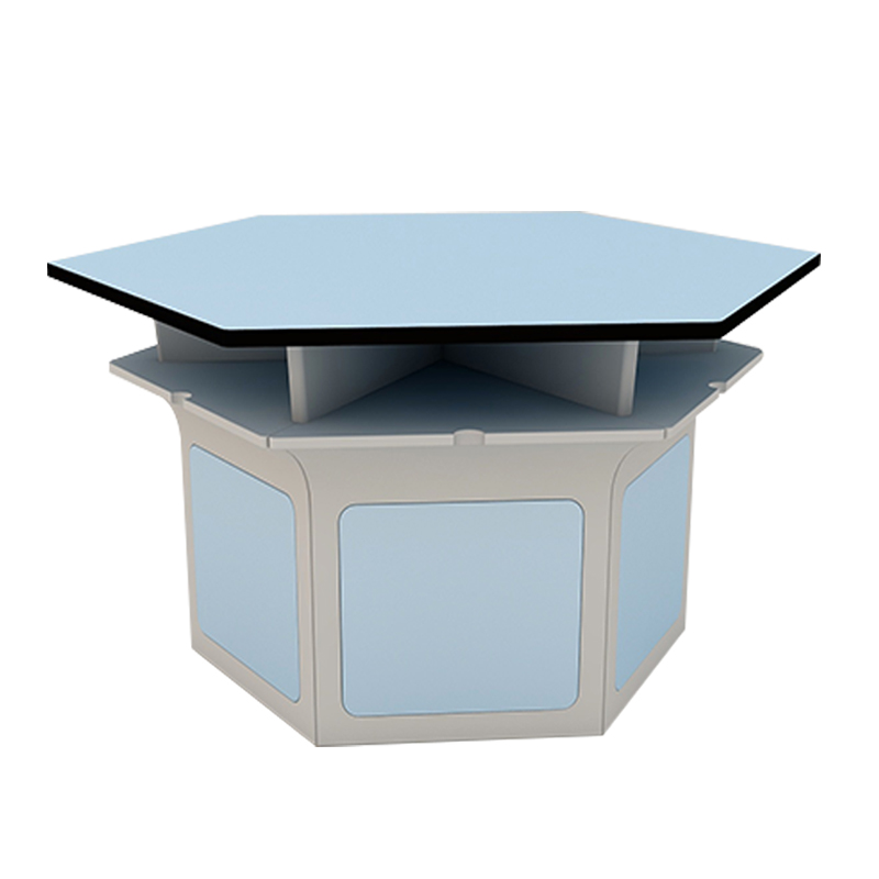 Easylife PTZ117 1500*700*850mm 铝塑实验桌 六边形实验桌