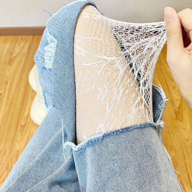 夏季白丝日系jk蕾丝袜洛丽塔连裤袜白色渔网袜可爱lolita