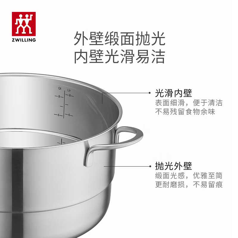 双立人汤锅28cm耐用TwinNovaPlus系列1033823高清大图